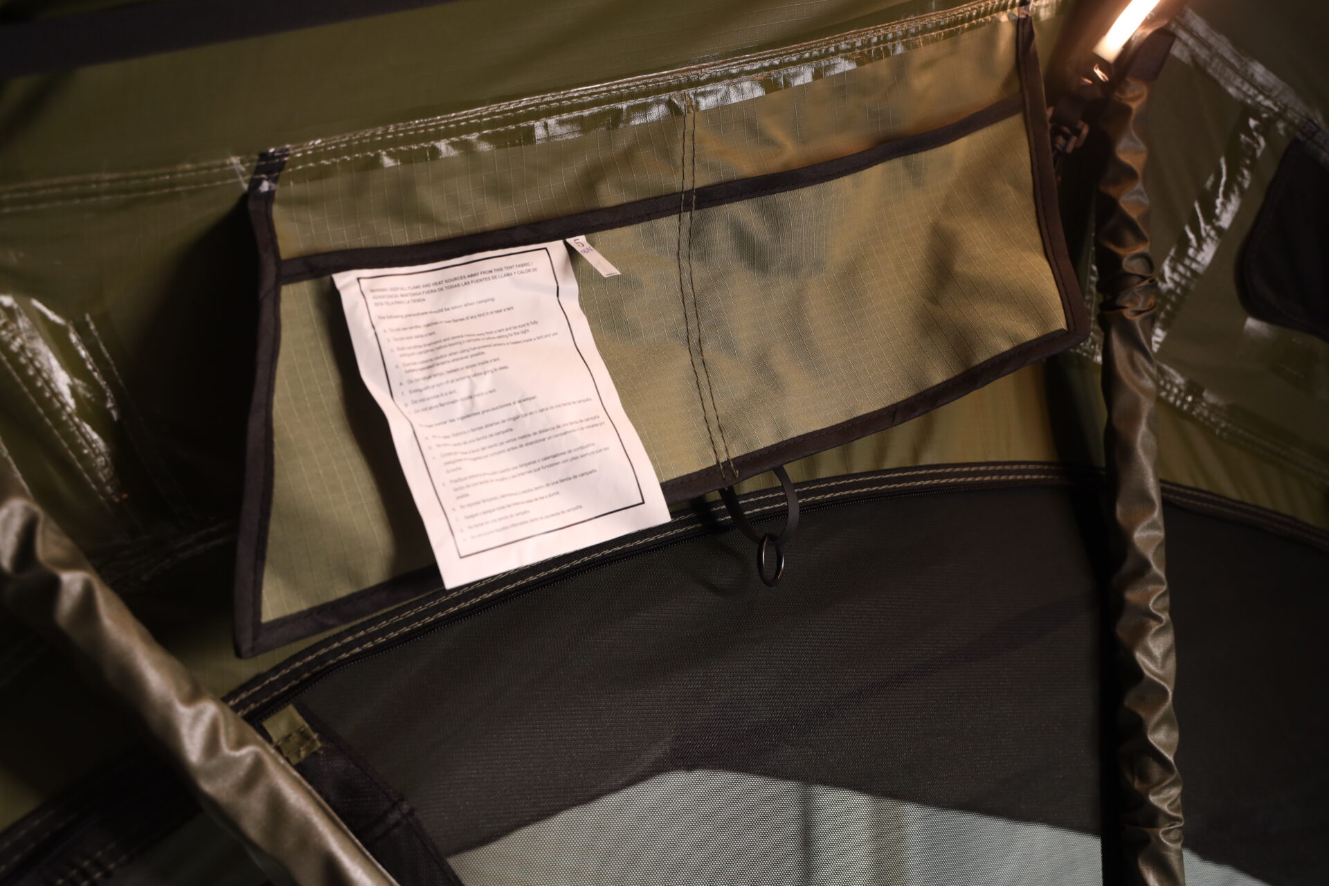 FjällVila UppLöv 190L Softcover daktent 4+ personen khaki-green